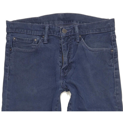 Levi's Men Blue Straight Slim Stretch Jeans W31 L31