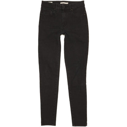 Levi's 721 Women Black Skinny Slim Stretch Jeans W28 L31