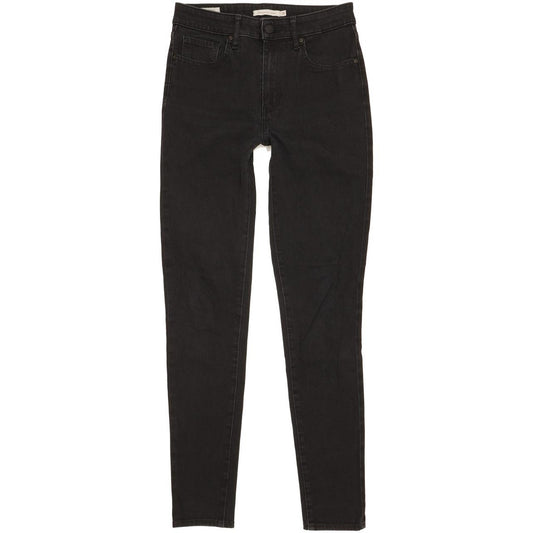 Levi's 721 Women Black Skinny Slim Stretch Jeans W28 L31