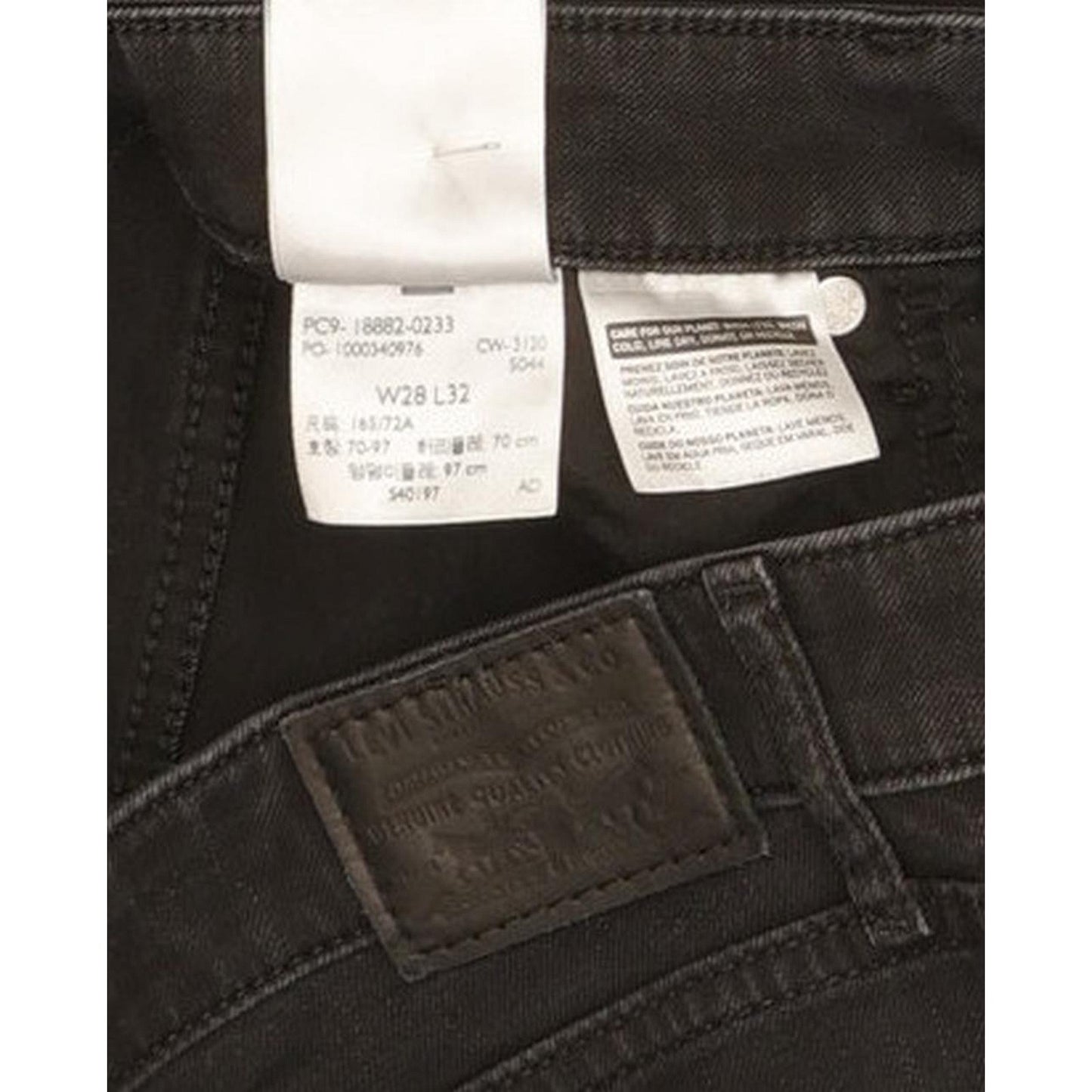 Levi's 721 Women Black Skinny Slim Stretch Jeans W28 L31