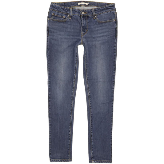 Levi's 711 Women Blue Skinny Slim Stretch Jeans W29 L30