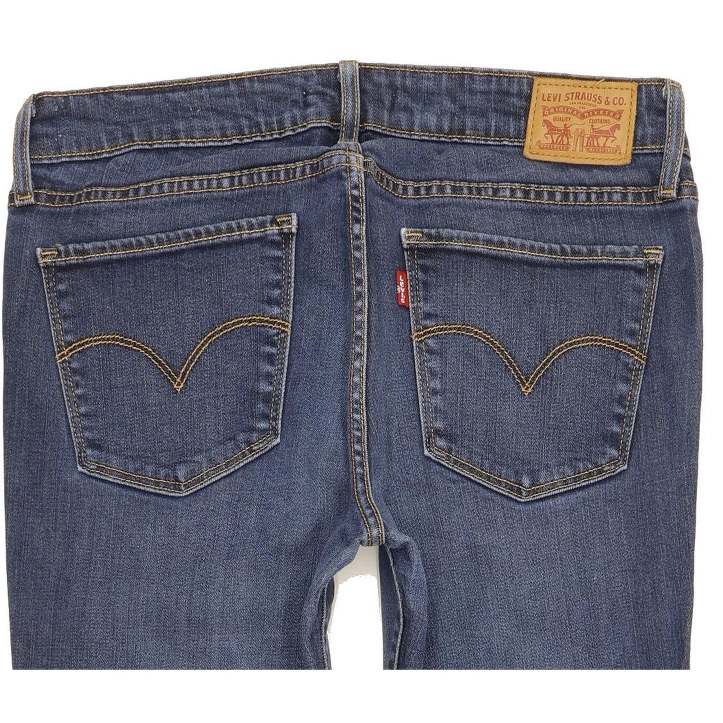 Levi's 711 Women Blue Skinny Slim Stretch Jeans W29 L30