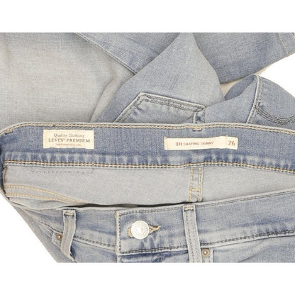 Levi's 311 Shaping Women Blue Skinny Slim Stretch Jeans W26 L29