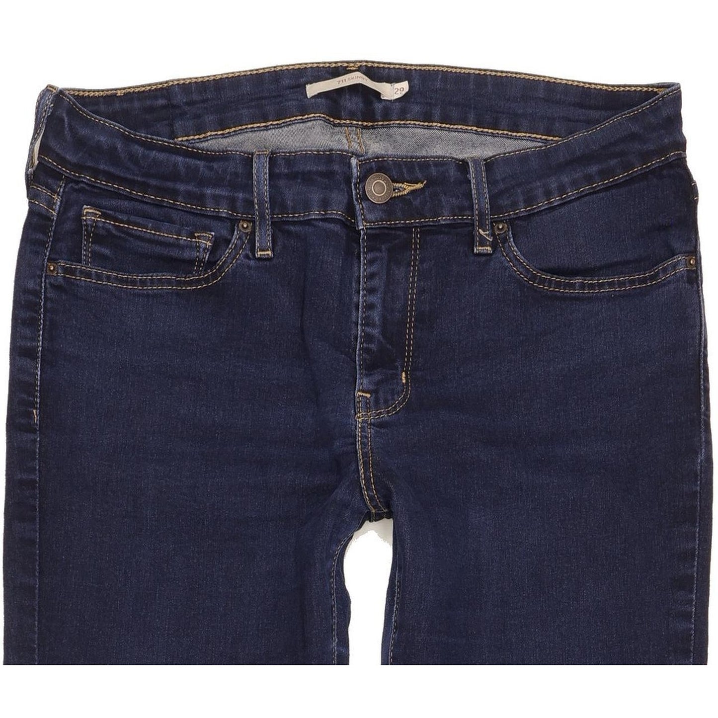 Levi's 711 Women Blue Skinny Slim Stretch Jeans W29 L34
