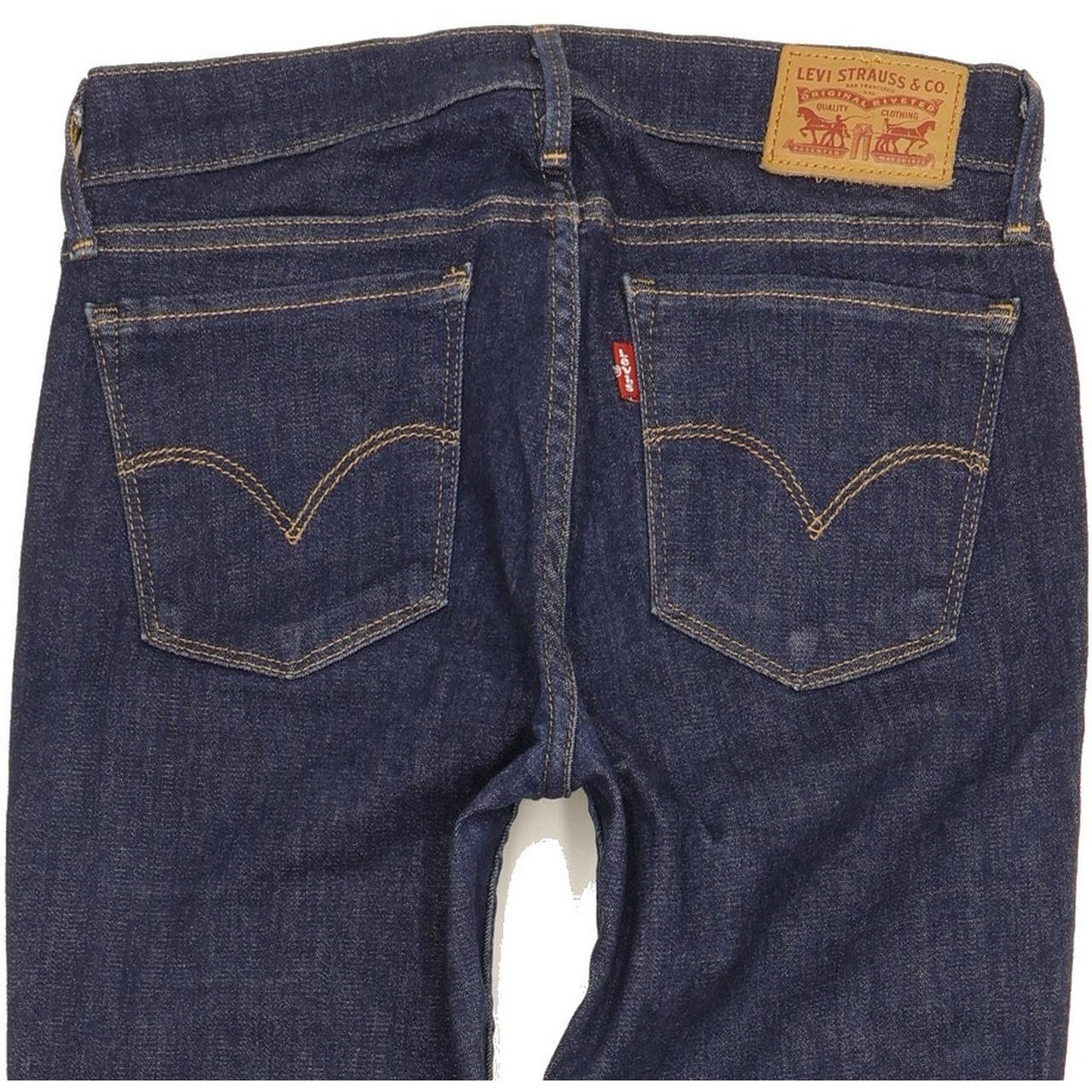 Levi's 710 Super Women Blue Skinny Slim Stretch Jeans W26 L31