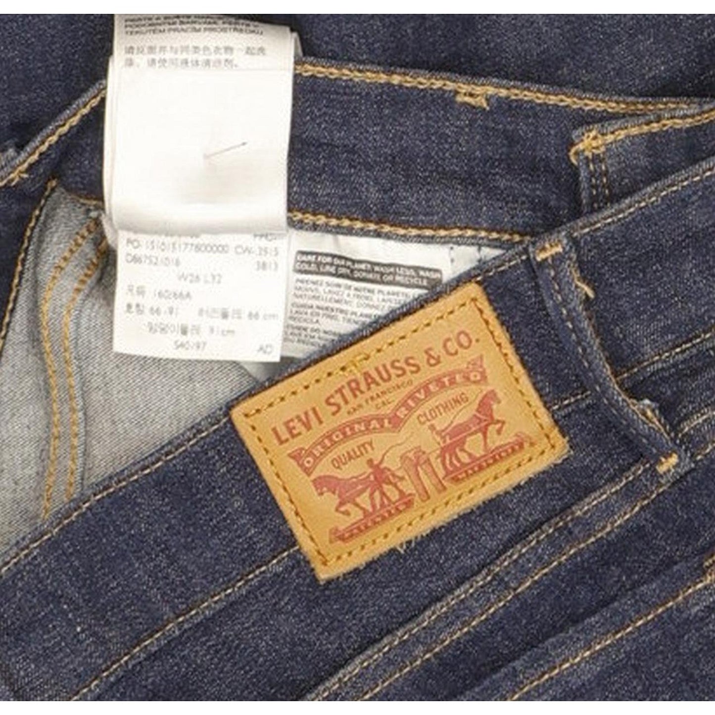 Levi's 710 Super Women Blue Skinny Slim Stretch Jeans W26 L31