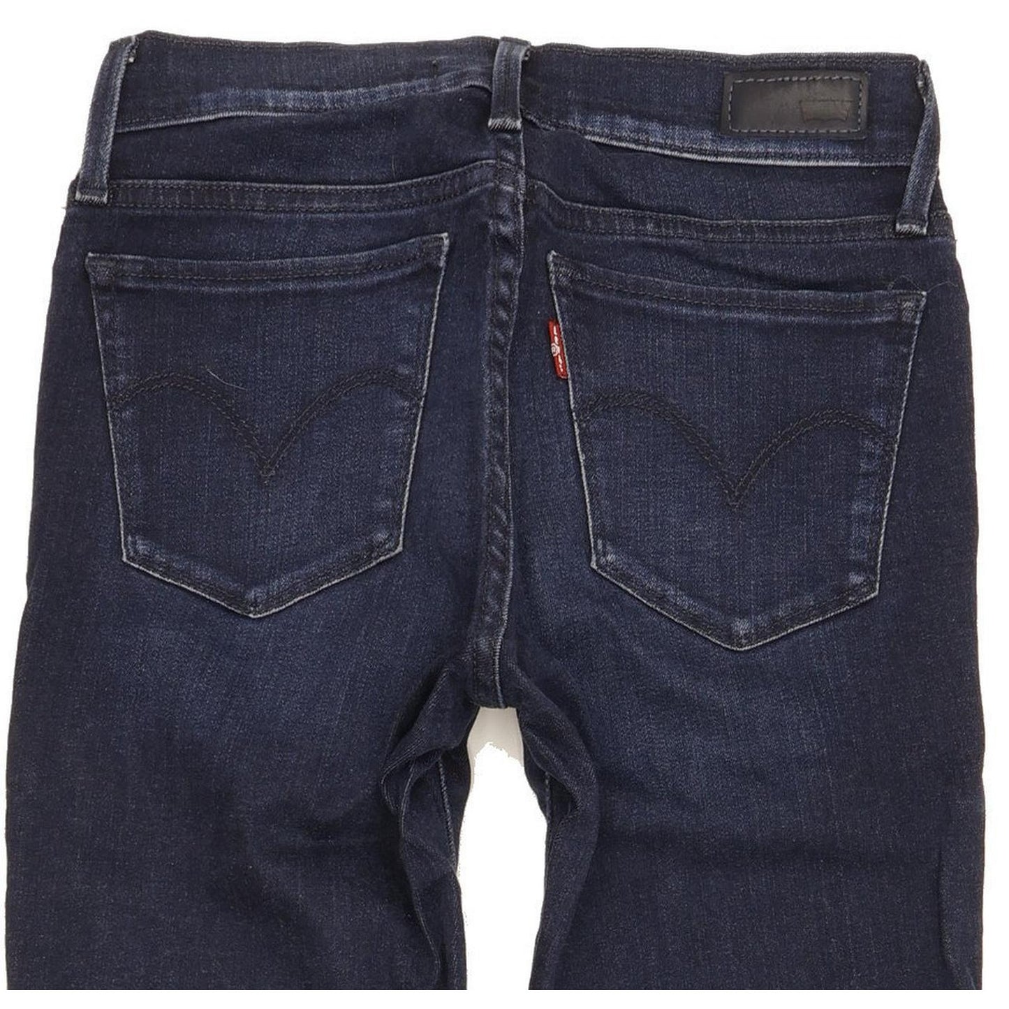 Levi's 710 Super Women Navy Skinny Slim Stretch Jeans W25 L30