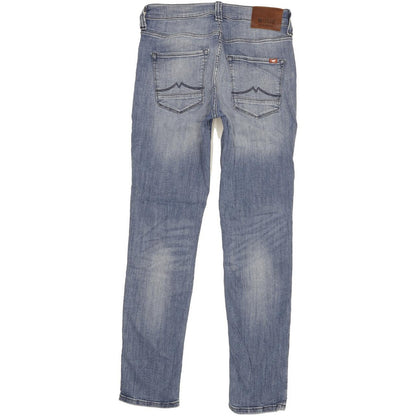Mustang Vegas Men Blue Straight Slim Stretch Jeans W30 L32