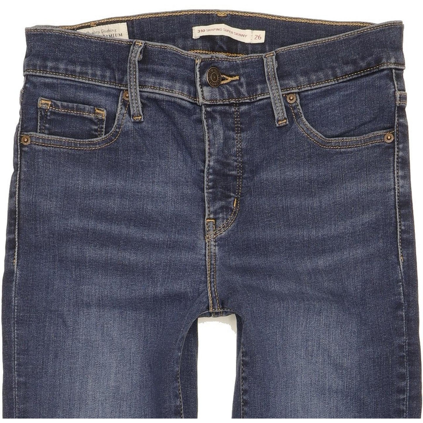 Levi's 310 Shaping Women Blue Skinny Slim Stretch Jeans W26 L27