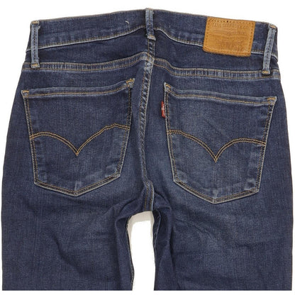 Levi's 710 Super Women Blue Skinny Slim Stretch Jeans W26 L31