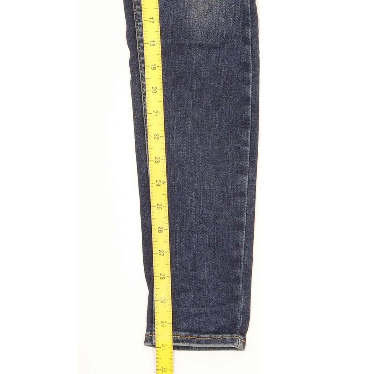 Levi's 710 Super Women Blue Skinny Slim Stretch Jeans W26 L31