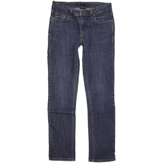Levi's Women Blue Straight Slim Stretch Jeans W28 L30
