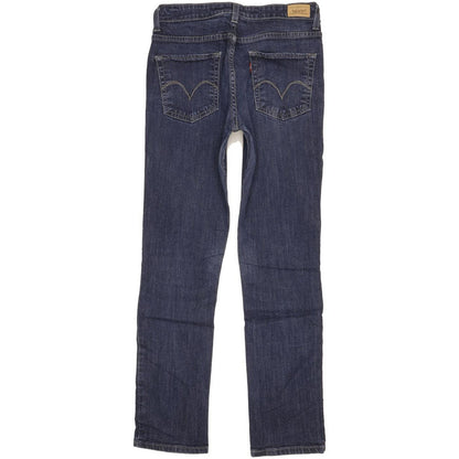 Levi's Women Blue Straight Slim Stretch Jeans W28 L30