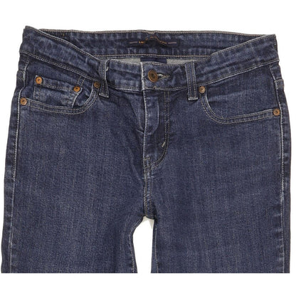Levi's Women Blue Straight Slim Stretch Jeans W28 L30