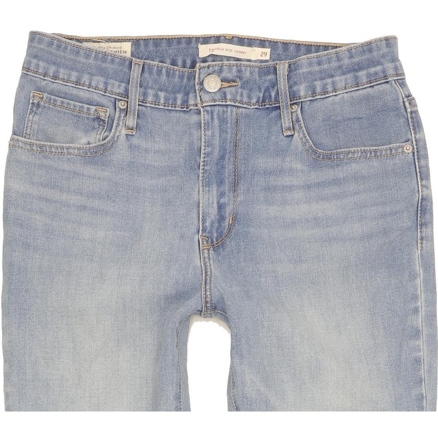 Levi's 721 Women Blue Skinny Slim Stretch Jeans W29 L32