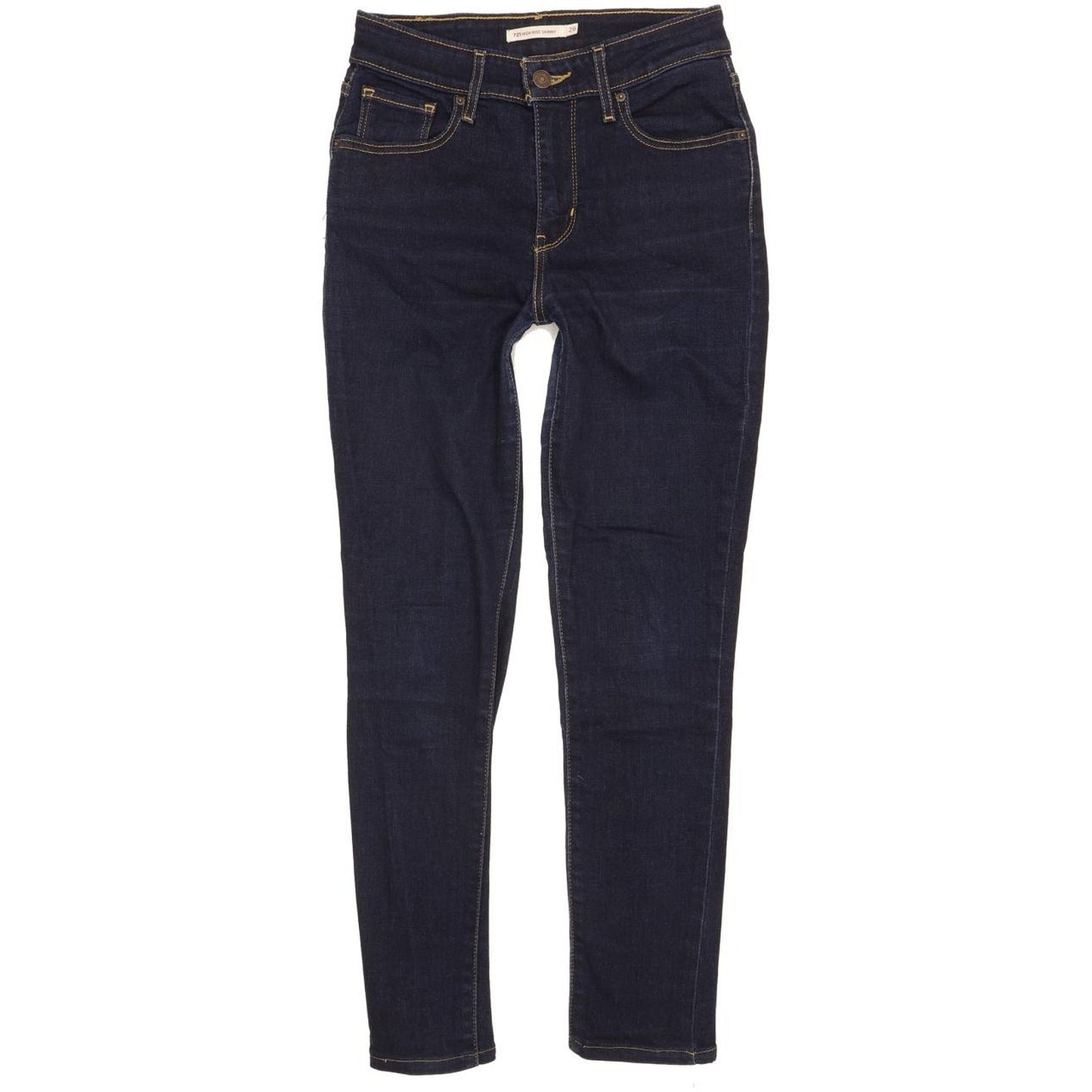 Levi's 721 Women Navy Skinny Slim Stretch Jeans W26 L26