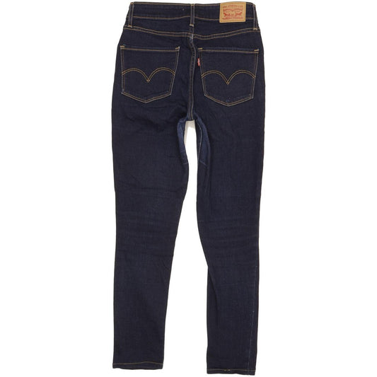 Levi's 721 Women Navy Skinny Slim Stretch Jeans W26 L26