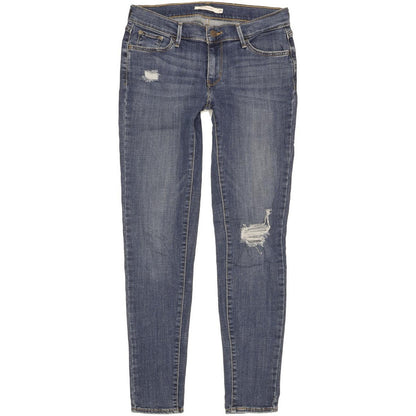 Levi's 710 Super Women Blue Skinny Slim Stretch Jeans W29 L30