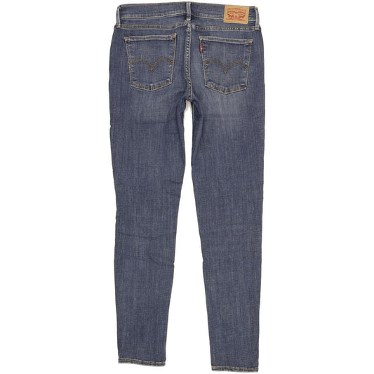 Levi's 710 Super Women Blue Skinny Slim Stretch Jeans W29 L30