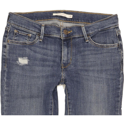 Levi's 710 Super Women Blue Skinny Slim Stretch Jeans W29 L30