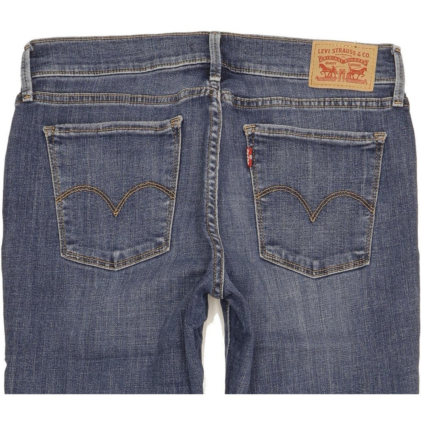 Levi's 710 Super Women Blue Skinny Slim Stretch Jeans W29 L30