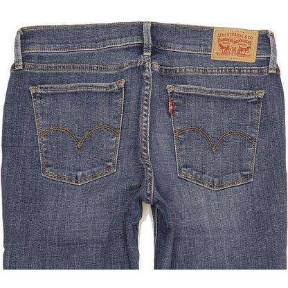 Levi's 710 Super Women Blue Skinny Slim Stretch Jeans W29 L30