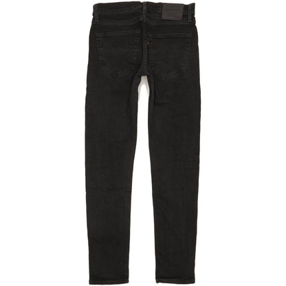 Levi's 512 Men Black Tapered Slim Stretch Jeans W30 L32
