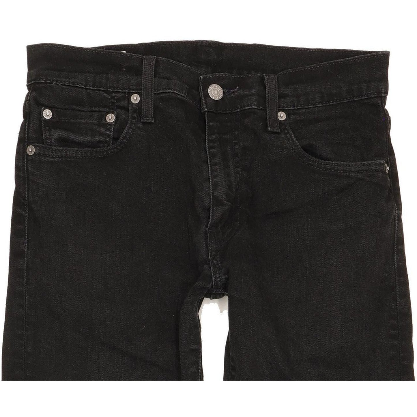 Levi's 512 Men Black Tapered Slim Stretch Jeans W30 L32