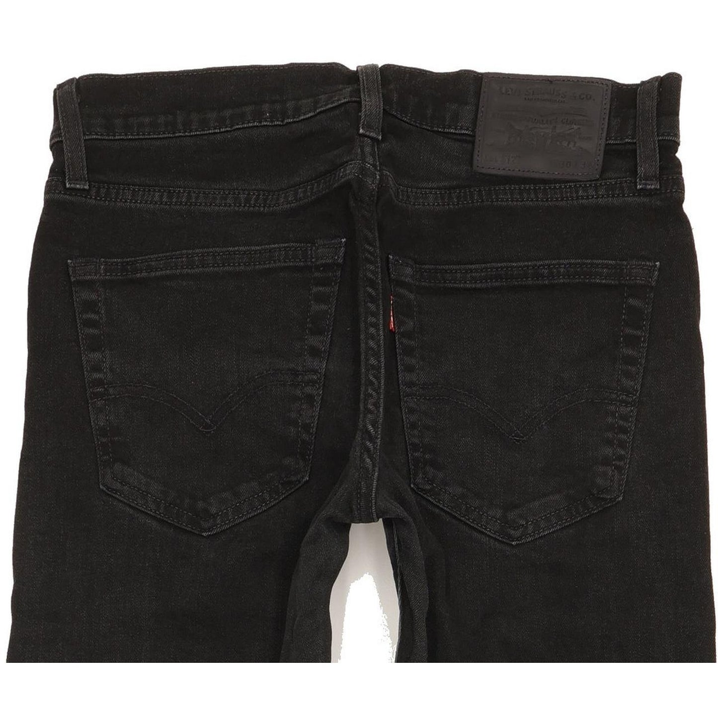 Levi's 512 Men Black Tapered Slim Stretch Jeans W30 L32
