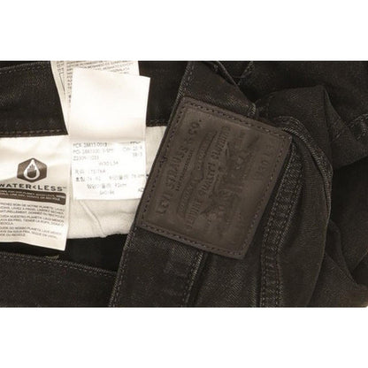 Levi's 512 Men Black Tapered Slim Stretch Jeans W30 L32