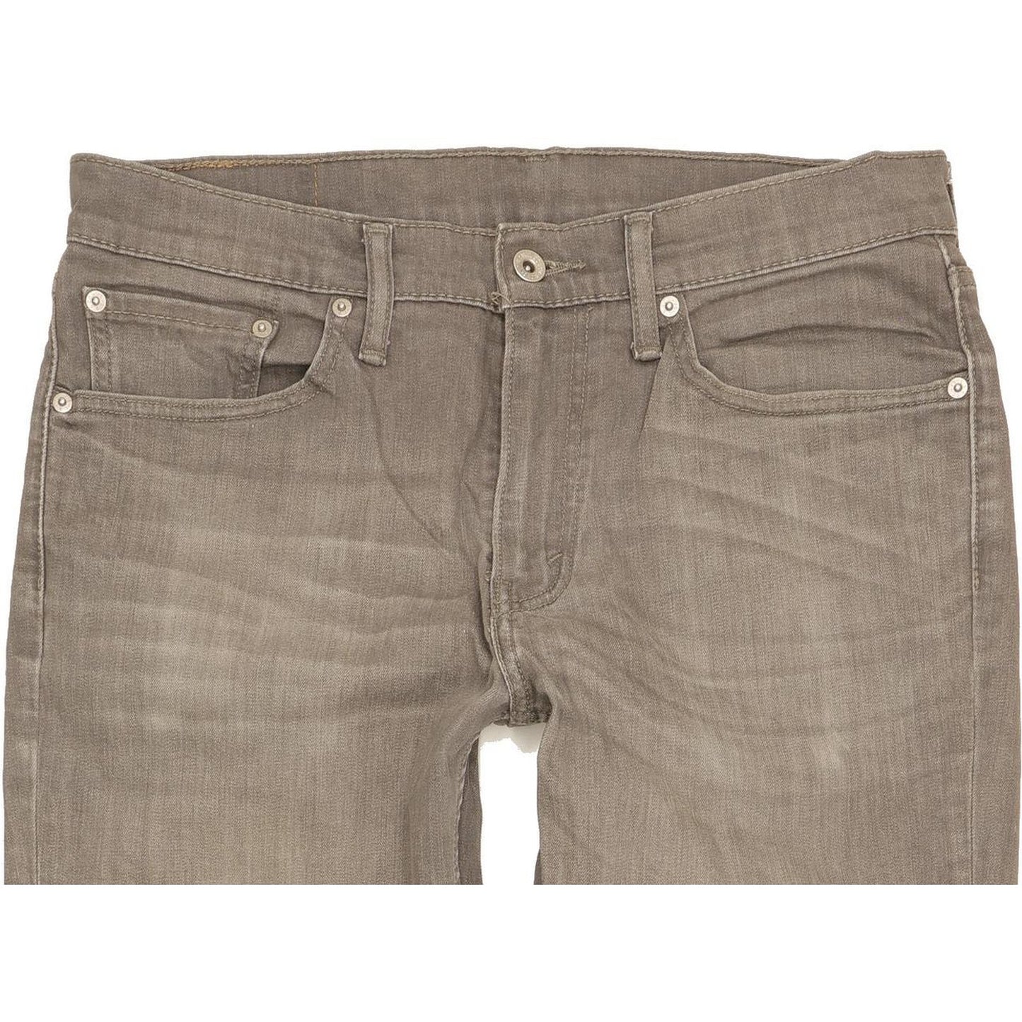 Levi's 511 Men Grey Straight Slim Stretch Jeans W33 L33