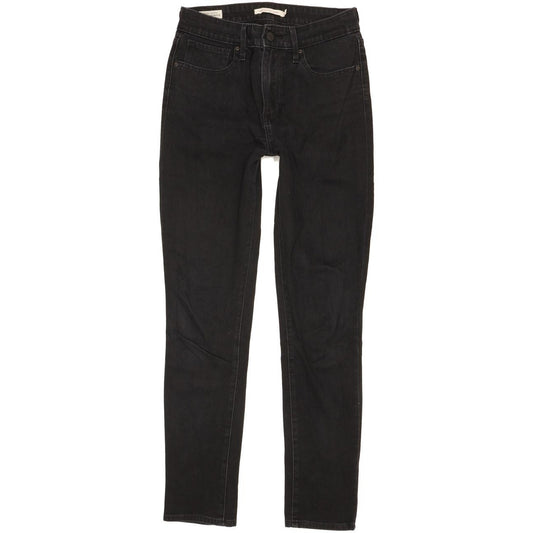 Levi's 721 Women Black Skinny Slim Stretch Jeans W27 L28