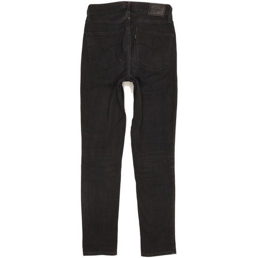 Levi's 721 Women Black Skinny Slim Stretch Jeans W27 L28
