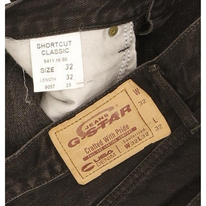 G-Star Shortcut Men Black Straight Classic Jeans W31 L31