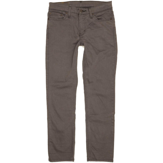 Levi's 511 Men Grey Straight Slim Stretch Jeans W30 L30