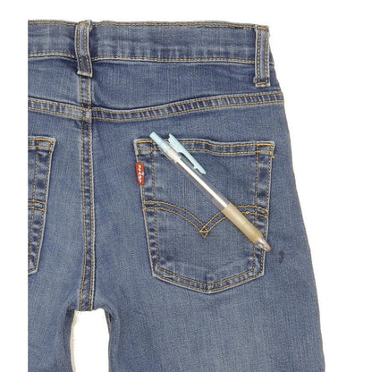 Levi's 511 Kids Blue Straight Slim Stretch Jeans W26 L26