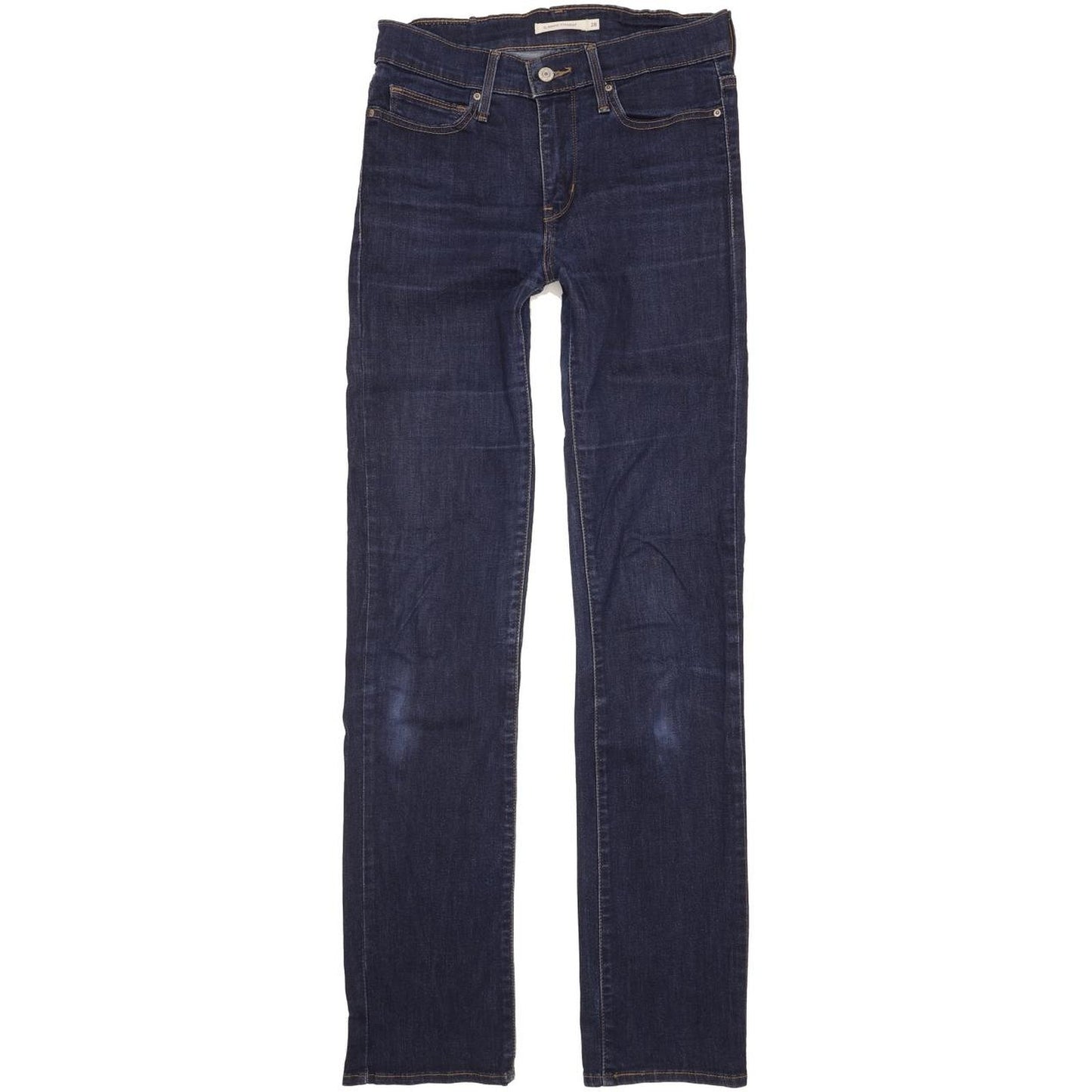 Levi's Slimming Women Blue Straight Slim Stretch Jeans W28 L34