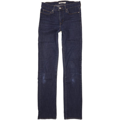 Levi's Slimming Women Blue Straight Slim Stretch Jeans W28 L34