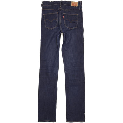 Levi's Slimming Women Blue Straight Slim Stretch Jeans W28 L34