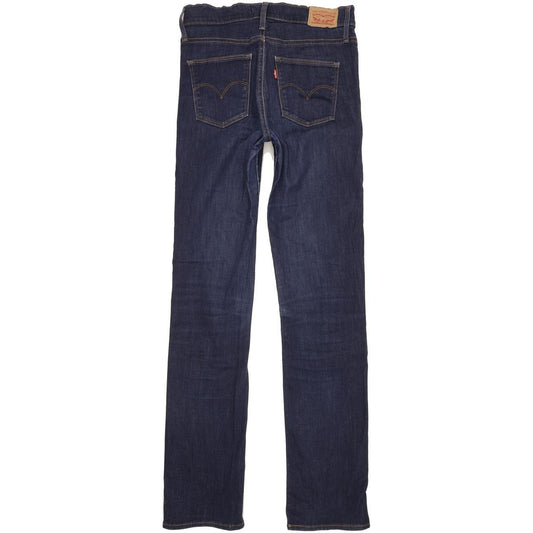 Levi's Slimming Women Blue Straight Slim Stretch Jeans W28 L34