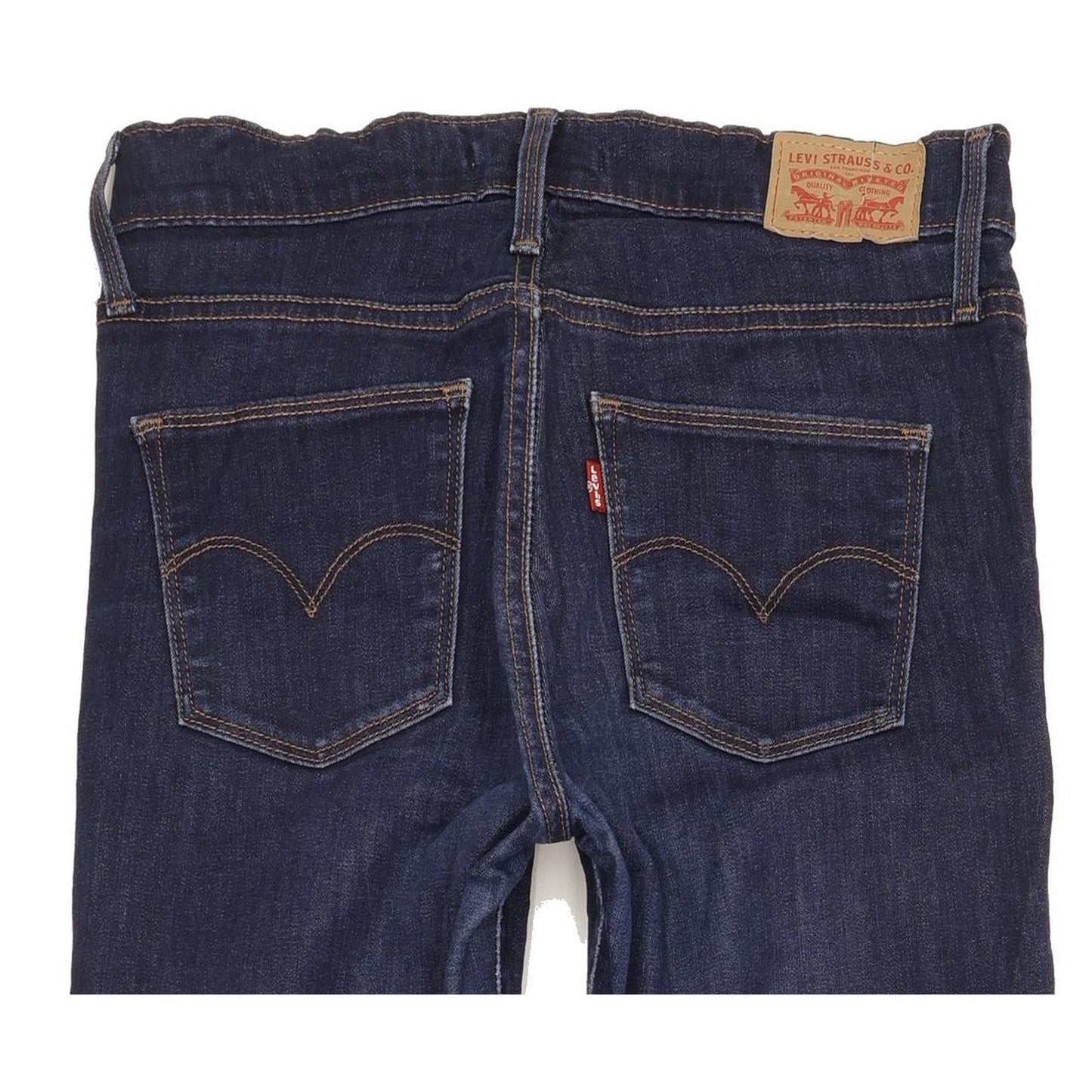 Levi's Slimming Women Blue Straight Slim Stretch Jeans W28 L34