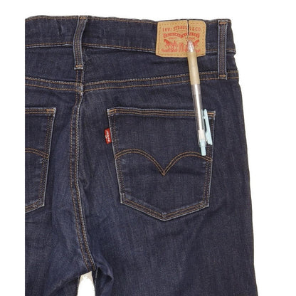 Levi's Slimming Women Blue Straight Slim Stretch Jeans W28 L34