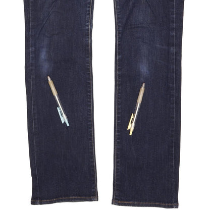 Levi's Slimming Women Blue Straight Slim Stretch Jeans W28 L34