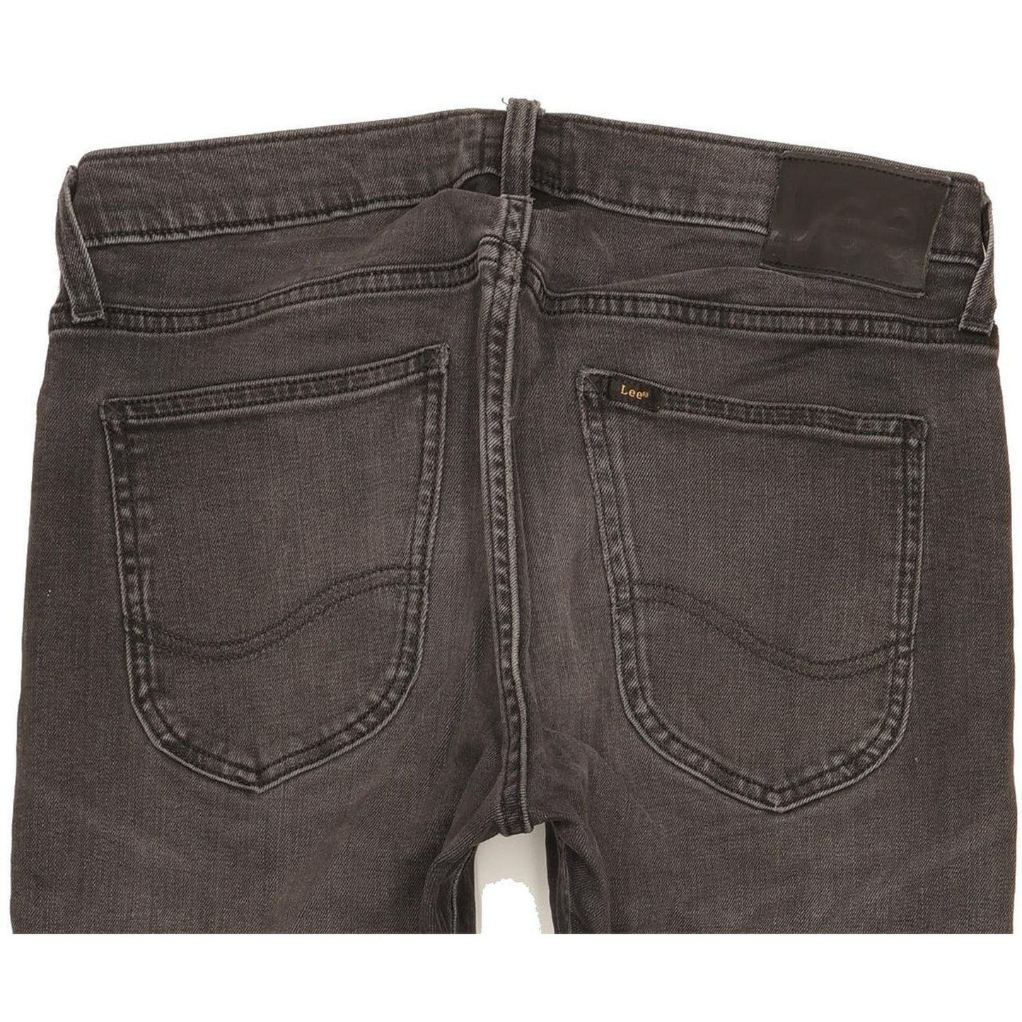 Lee Luke Men Black Skinny Slim Stretch Jeans W30 L29