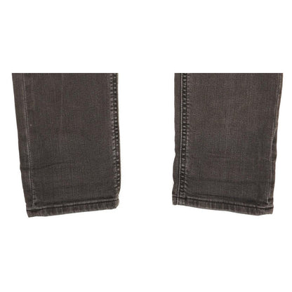 Lee Luke Men Black Skinny Slim Stretch Jeans W30 L29