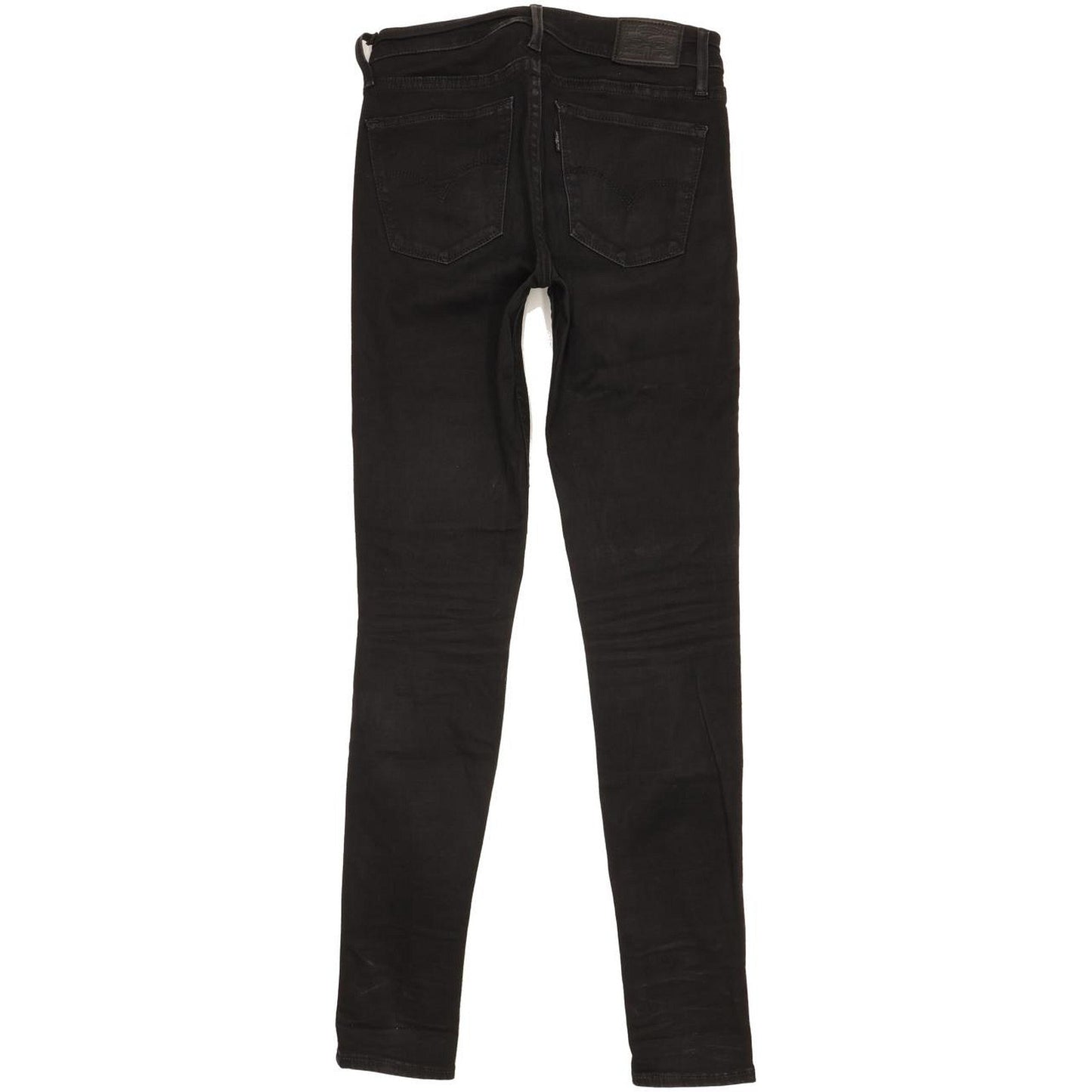 Levi's 710 Super Women Black Skinny Slim Stretch Jeans W26 L30