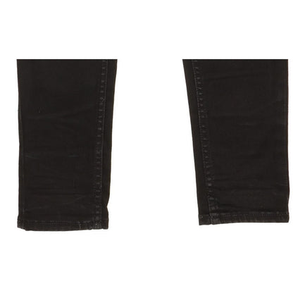 Levi's 710 Super Women Black Skinny Slim Stretch Jeans W26 L30