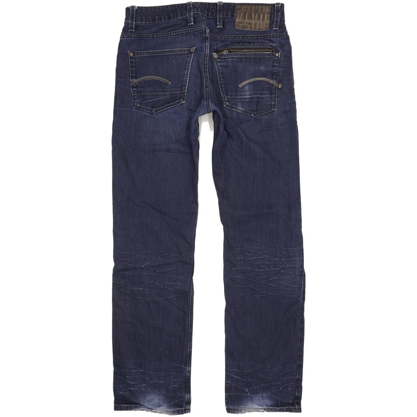 G-Star Attacc Low Men Blue Straight Slim Jeans W32 L34