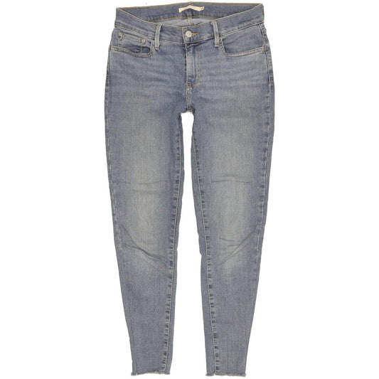 Levi's 710 Super Women Blue Skinny Slim Stretch Jeans W29 L27