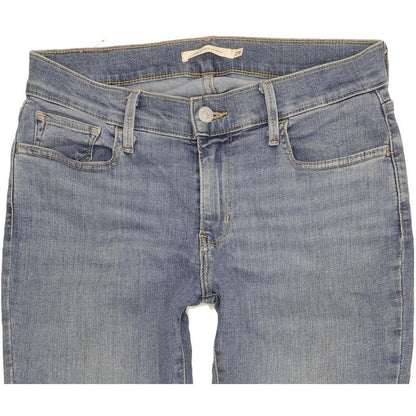 Levi's 710 Super Women Blue Skinny Slim Stretch Jeans W29 L27